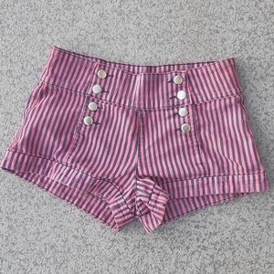 Pinstripe Shorts